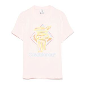 Casablanca Women Diamond Column Printed Fitted T-Shirt